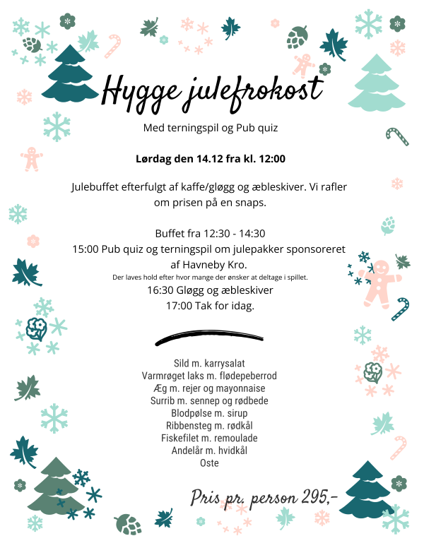 Hygge Julefrokost