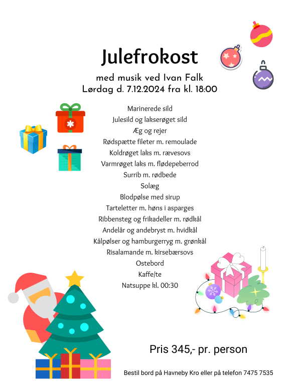 Julefrokost buffet